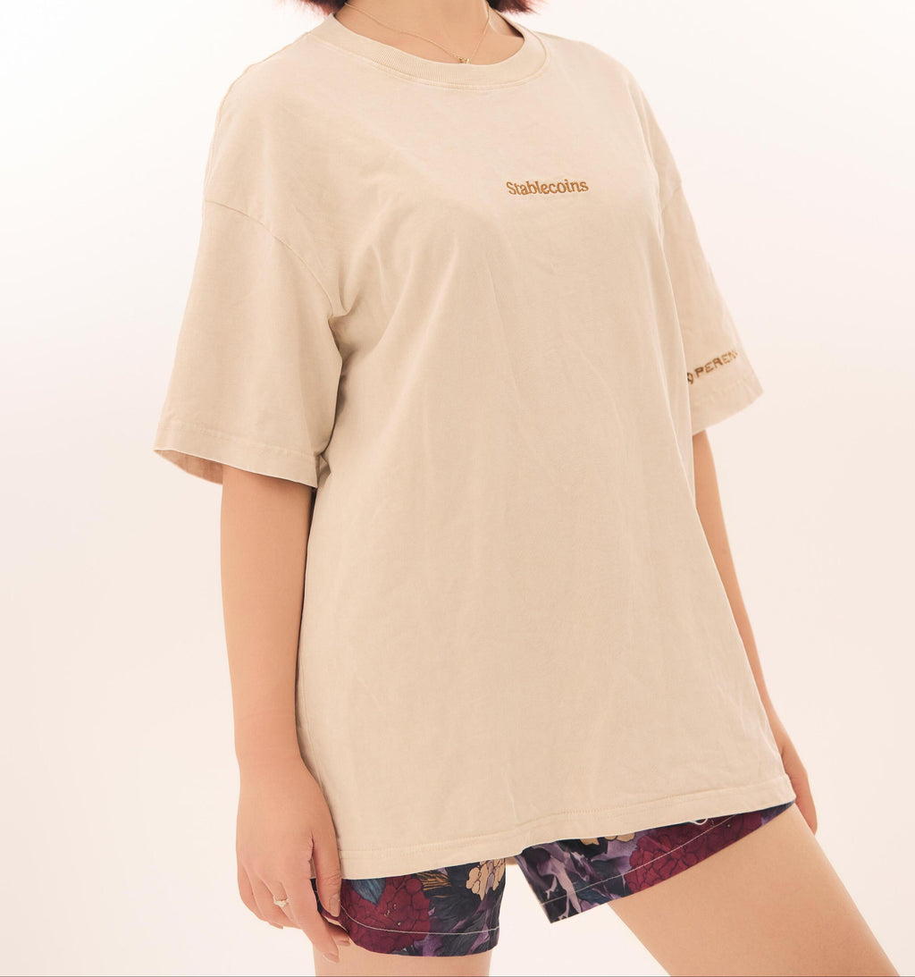 Stone washed Stablecoins Tee
